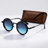 Polarized Aviator Sunglasses - Blue UV400 Lenses with Tortoise Frame
