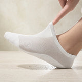Anti-Slip No-Show Socks - Breathable Cotton Sole Invisible Socks