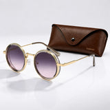 Polarized Aviator Sunglasses - Blue UV400 Lenses with Tortoise Frame