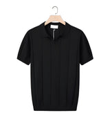 Men's 100% Cotton Polo Shirt - Breathable Classic Fit Summer Polo