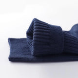 Hampton ribbed organic cotton crew socks with breathable stay-put fit