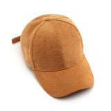 Adjustable Unisex Cotton Corduroy Hat