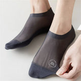 Anti-Slip No-Show Socks - Breathable Cotton Sole Invisible Socks