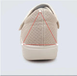 Wide Fit Orthopedic Walking Shoes - Adjustable Comfort Sneakers