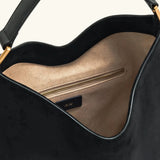 Soft Suede Hobo Bag - Slouchy Drawstring Shoulder Purse for Women