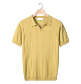Men's 100% Cotton Polo Shirt - Breathable Classic Fit Summer Polo
