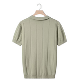 Men's 100% Cotton Polo Shirt - Breathable Classic Fit Summer Polo