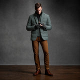 Falkner tailored white duck down blazer jacket