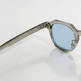 Lightweight geometric TR90 sunglasses with UV400 lenses