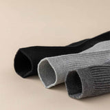 Hampton ribbed organic cotton crew socks with breathable stay-put fit