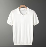 Men's 100% Cotton Polo Shirt - Breathable Classic Fit Summer Polo
