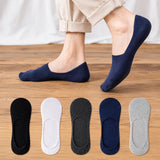 Sorrento organic cotton no-show socks with anti-slip heel grip