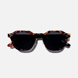 Lightweight geometric TR90 sunglasses with UV400 lenses