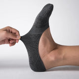 Sorrento organic cotton no-show socks with anti-slip heel grip
