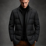 Falkner tailored white duck down blazer jacket