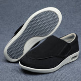 Wide Fit Orthopedic Walking Shoes - Adjustable Comfort Sneakers