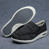 Wide Fit Orthopedic Walking Shoes - Adjustable Comfort Sneakers