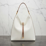 Soft Suede Hobo Bag - Slouchy Drawstring Shoulder Purse for Women