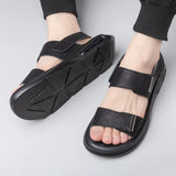 Enzo Conti Luxe Genuine Leather Sandals