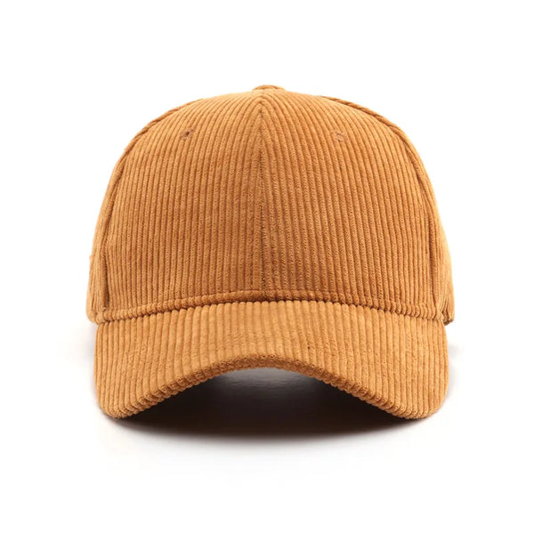 Adjustable Unisex Cotton Corduroy Hat