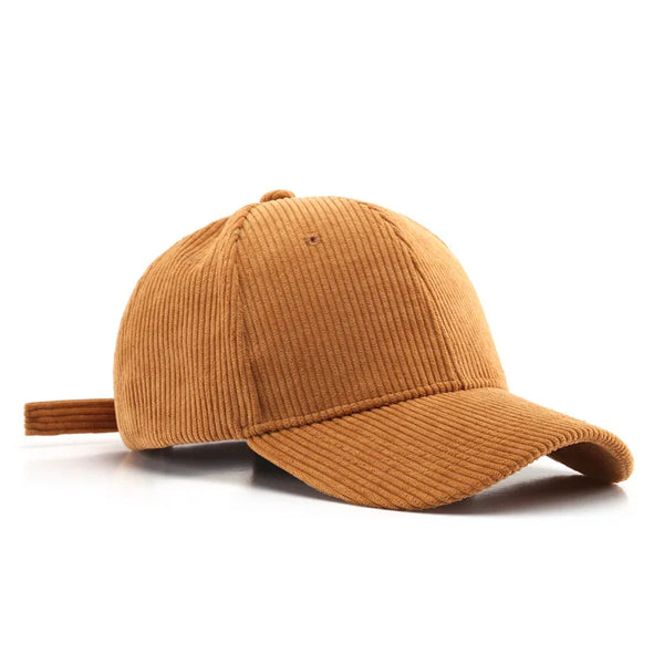 Adjustable Unisex Cotton Corduroy Hat