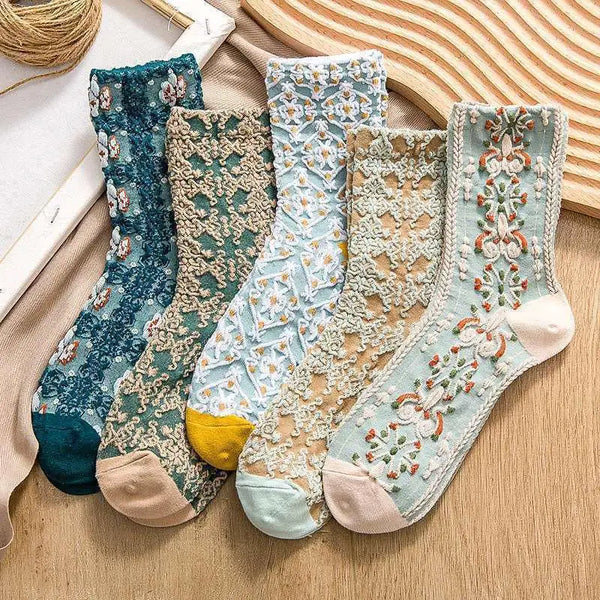 Rosedale Cotton Blossom Socks