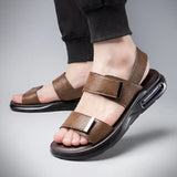 Enzo Conti Luxe Genuine Leather Sandals