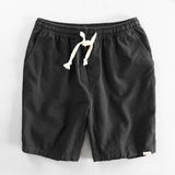 Hiku Organic Cotton Linen Drawstring Shorts