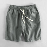 Hiku Organic Cotton Linen Drawstring Shorts