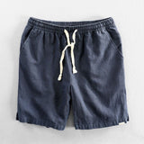 Hiku Organic Cotton Linen Drawstring Shorts