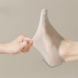 Anti-Slip No-Show Socks - Breathable Cotton Sole Invisible Socks