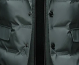 Falkner tailored white duck down blazer jacket
