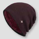Ribbed Wool Beanie - Warm Stretch Knit Winter Hat