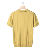 Men's 100% Cotton Polo Shirt - Breathable Classic Fit Summer Polo