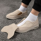 Wide Fit Orthopedic Walking Shoes - Adjustable Comfort Sneakers