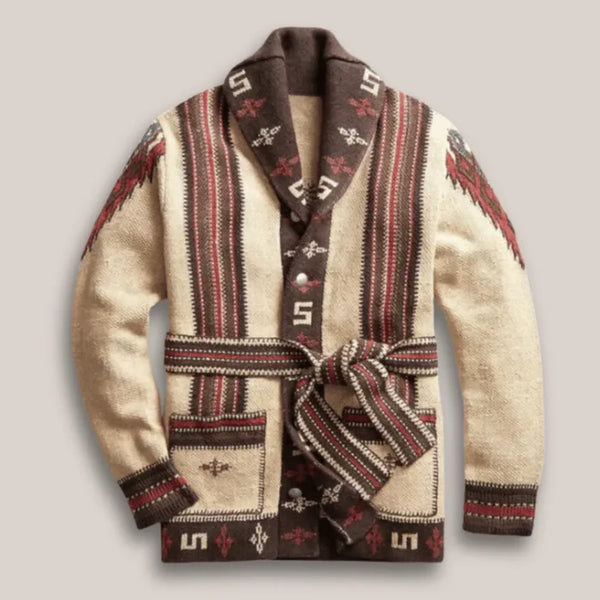 Sawyer Heritage Jacquard Cardigan
