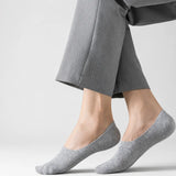 Sorrento organic cotton no-show socks with anti-slip heel grip