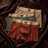 Men's Organic Cotton Waffle Boxer Briefs - Breathable Trunk Sets